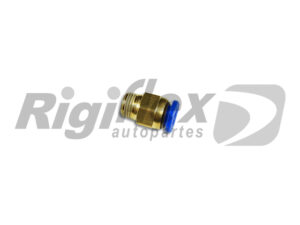 ACOPLE PLASTICO RAPIDO RECTO DE 4 MM X ROSCA 1/8